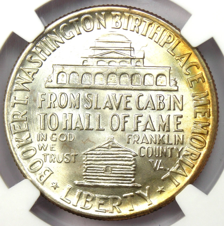 1950 BTW Booker T Washington Half Dollar 50C - NGC MS67+ Plus - $7,700 NGC Value - Image 4 of 4