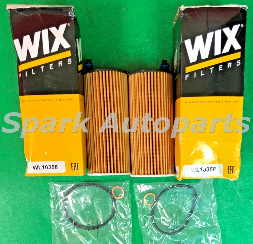 Lote de 2 filtros de aceite de motor WIX WL10358 para BMW 230i, 430i, TOYOTA GR Supra Foto 2 de 2