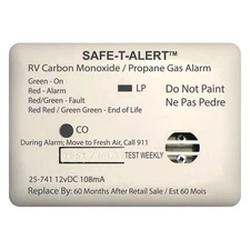 Safe-T-Alert 25-741-WT - 25 Series™ White Surface Mount Propane/LP Gas Alarm