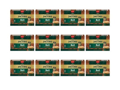 Jacobs 3 in 1 Classic 120 Sticks löslicher Kaffee Instantkaffee 12 Packungen