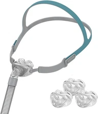 Complete Nasal Pillow CPAP Kit: Headgear, Frame, Tube & 3 Pillows