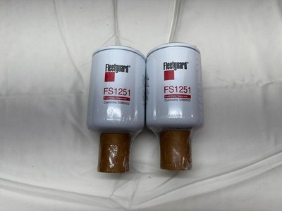 Pack of 2 Fleetguard Fuel Water Separator Filters - FS1251