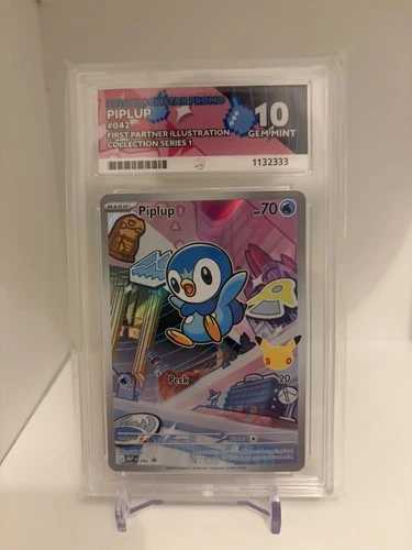 Pokemon TCG - Piplup 042 First Partner Illustration Collection 1 - ACE 10