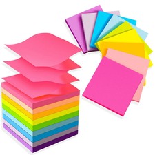 Post It Notes Pop-up, Sticky Notes, 3x3 Inches, 18 Pads, Bright Colors Self-st