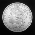 1880-O Authentic AU Morgan Silver Dollar. 90% Silver. Nice Eye Appeal!