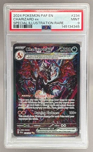 2024 Pokemon Paldean Fates 234 Charizard ex SIR PSA 9 145134345