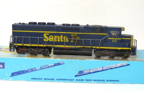 ATHEARN HO  SANTA FE  SDP-40 POWERED  LOCOMOTIVE ROAD #93 " WRONG BOX " L-1170 - Picture 2 of 7