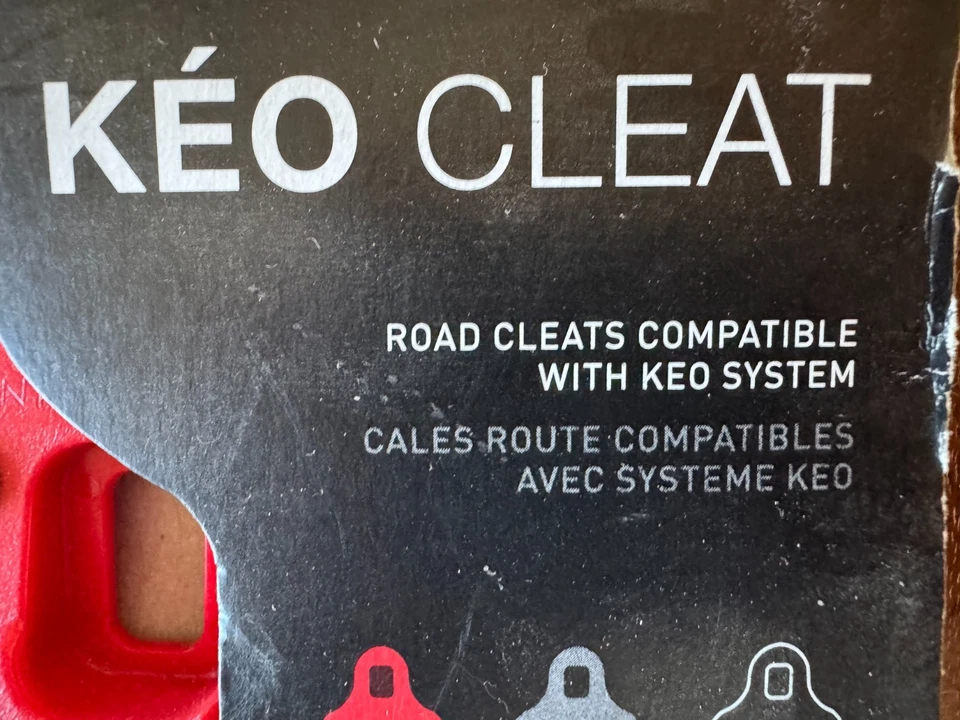 LOOK KEO Bicicleta de Carretera Pedal Tacos Agarre ROJO Foto 3 de 3