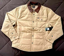Brixton Men's Cass Insulated Outer Layer Jacket Size XL Tiger's Eye/Brown BNWT