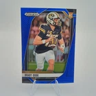 2025 Panini Prizm Draft Picks Football Blue Brady Cook #70