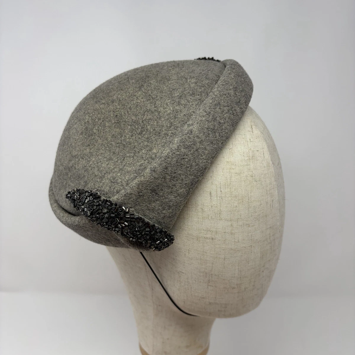 Pillbox Gray Vintage Hats for Women for sale | eBay