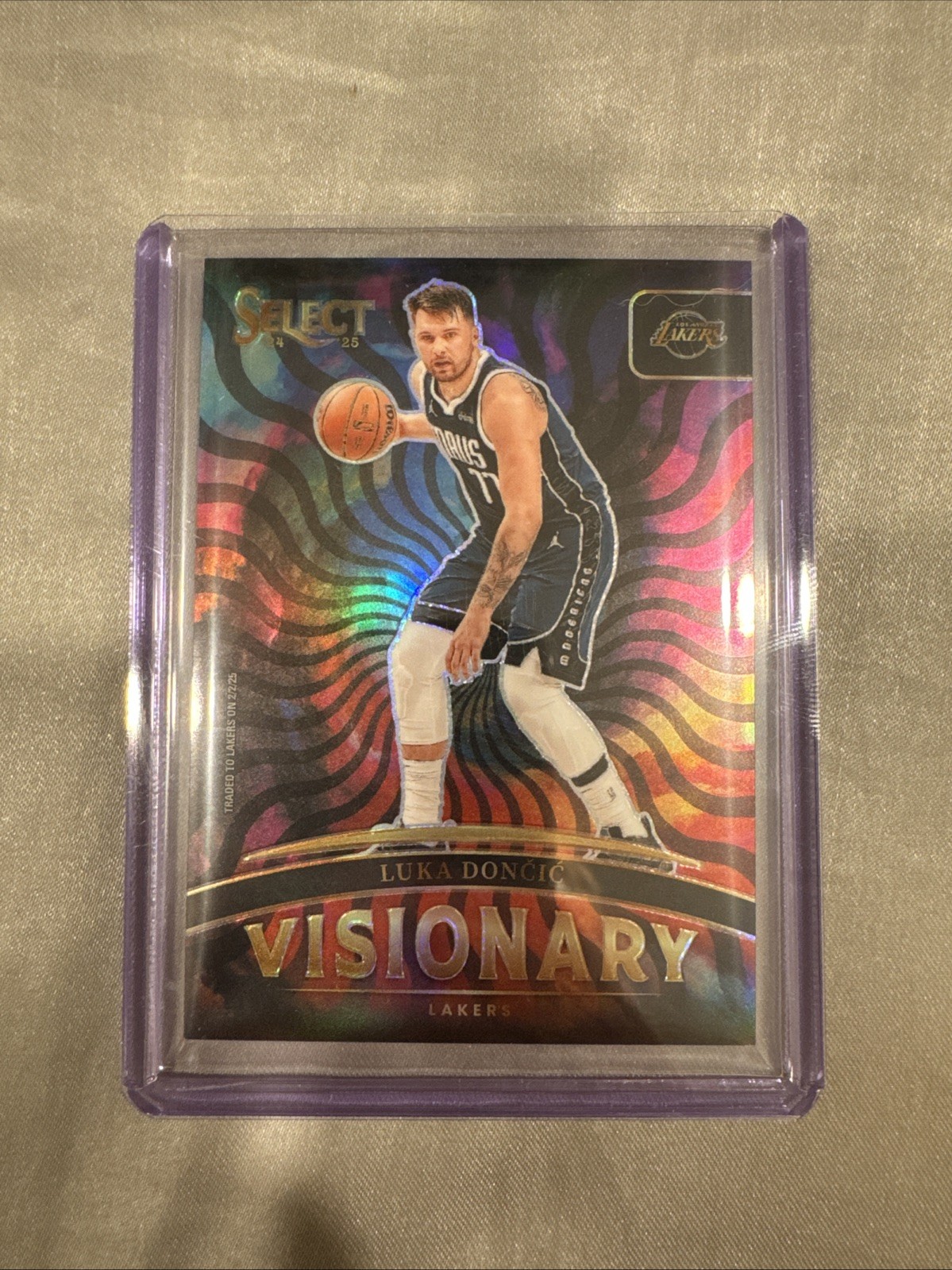 2024-25 Panini Select Luka Doncic SSP Visionary #9 CASE HIT Lakers Mavericks