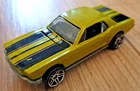 RARE VINTAGE Hot Wheels ‘65 Ford Mustang light green and black base date 1983