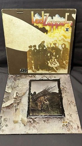 Led Zeppelin II & IV 1969, 1971 US LP Vinyl  Atlantic  G Cond.