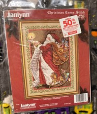 Janlynn Christmas Cross Stitch Santa's Wish List 13"X19" Kit 09-67 Sealed 1994