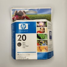 HP 20 C6614D Black Original OEM Ink Cartridge Exp: 03/2008