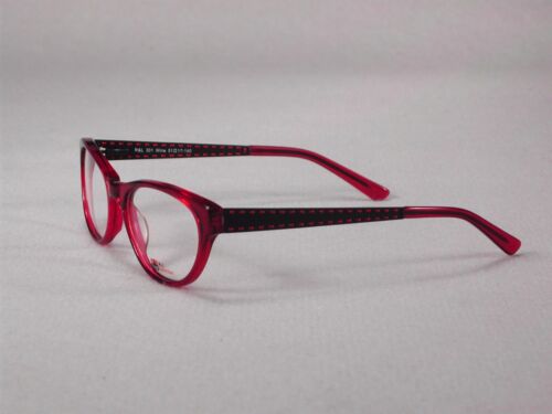 Rahmen Brille Vollfelgen Damenbrille Kunststoff Funky Hipster dick oval rund rot - Bild 5 von 12