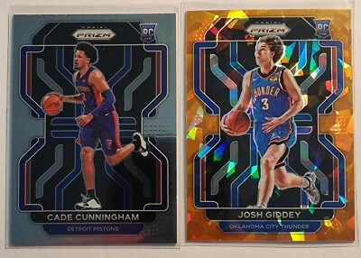 2021-22 Panini Prizm Basketball Base & Parallel Rookie Cards - Buy 4+ & Save 50%