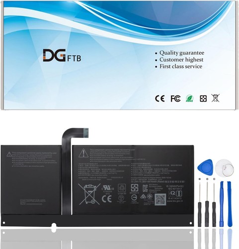 K KYUER Ersatzakku Für Microsoft Surface Pro 8 - 50.2Wh 11.38V Kompatibel Mit DYNC01