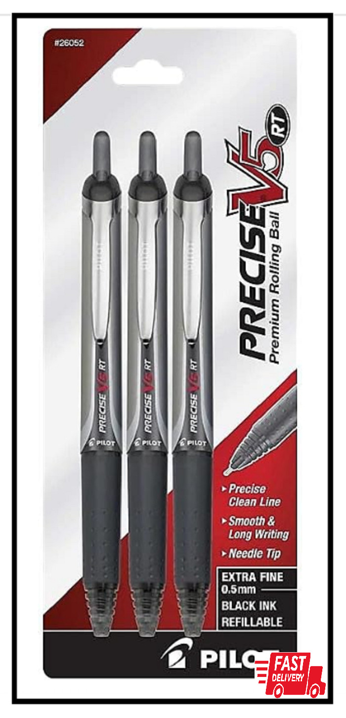 Pilot Precise V5 RT Retractable Rolling Ball Pens Extra Fine