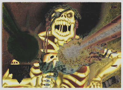 1995 Fleer Ultra Skeleton Warriors  Power Blast Dagger & Skeleton #7 of 9 Card