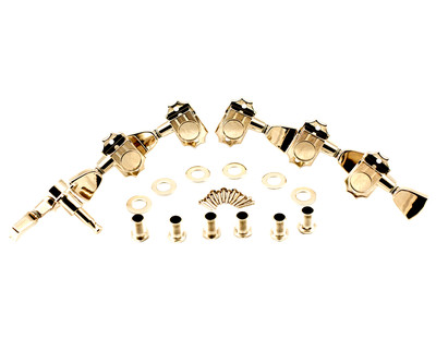 Kluson Revolution Tuners - 3x3 Metal keystone button - Nickel KRG-3-N