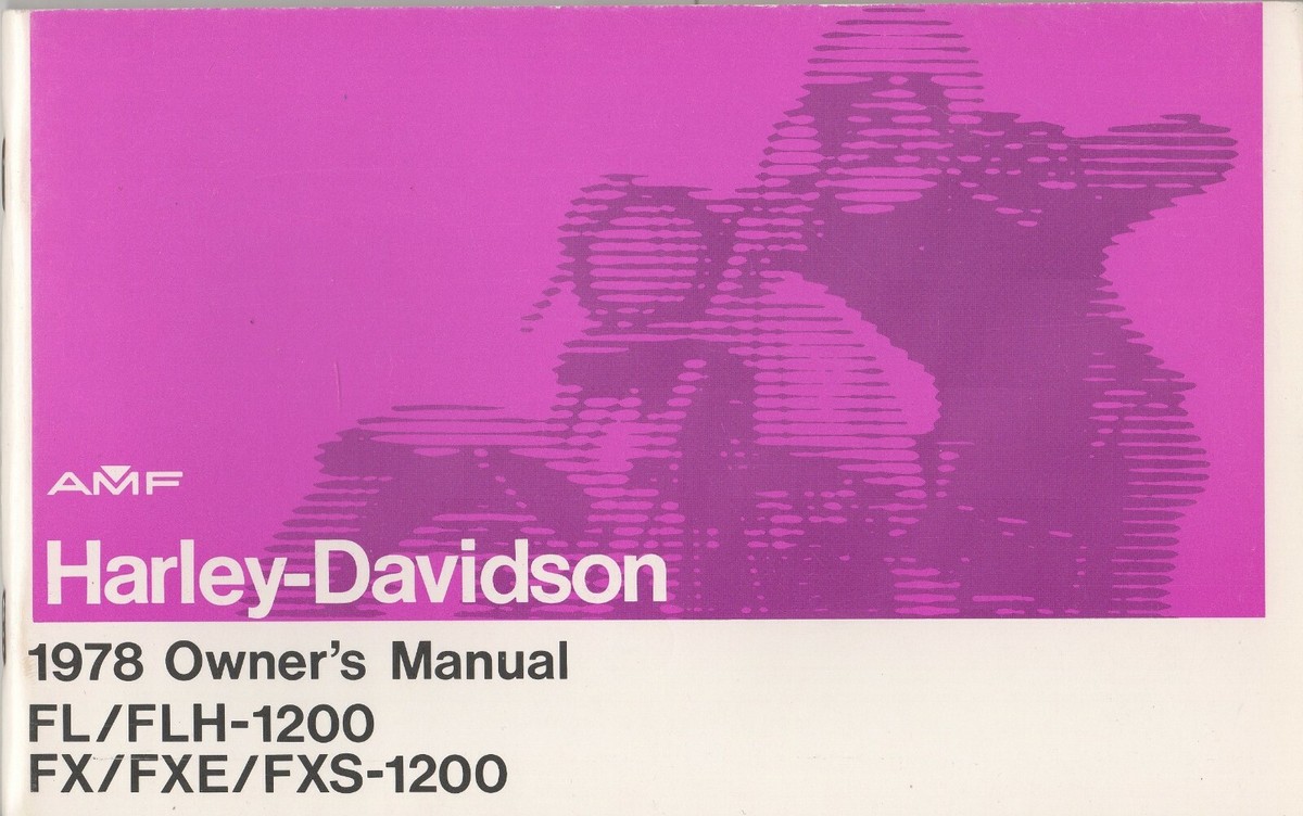 1978 HARLEY DAVIDSON MOTORCYCLE FL/FLH-1200,FX/FXE/FXS-1200