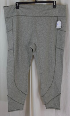Plus Size Qvc QVC Women's High Rise Ankle Stretch Soft Legging Plus Size 44