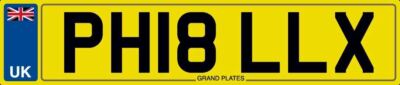 PHIL NUMBER PLATE PHILL X PHILIP PHILLIP CAR REG PH18 LLX ASSIGNMENT FEES PAID