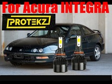 Led For Integra 1990-2001 Headlight Kit 9006 Hb4 6000k White Cree Bulbs Low Beam