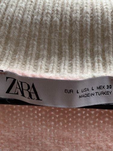 ZARA PINK SHORT KNIT JUMPSUIT WITH WHITE COLLAR SIZE L Cute Boho coastal Grammar - Picture 2 of 11
