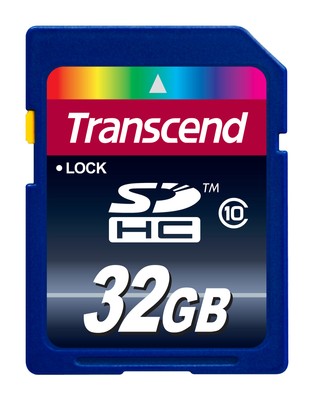 Transcend 32GB SDHC Class 10 Speicherkarte ECC Fehlerkorrektur NEU OVP