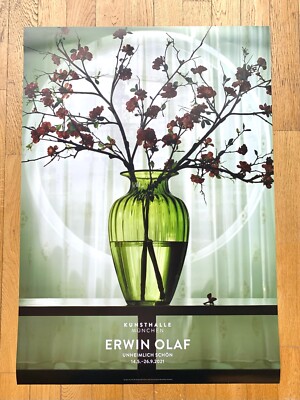 ERWIN OLAF original VINTAGE exhibition POSTER affiche UNHEIMLICH SCHÖN 2021