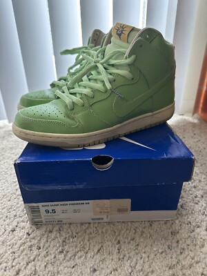 Size 9.5 - Nike SB Dunk High Premium Statue Of Liberty 2011 313171-302 | eBay