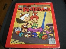 VINTAGE 1994 FLINTSTONES PEBBLES  BAMM BAMM FRAME TRAY INLAID PUZZLE SEALED NOS