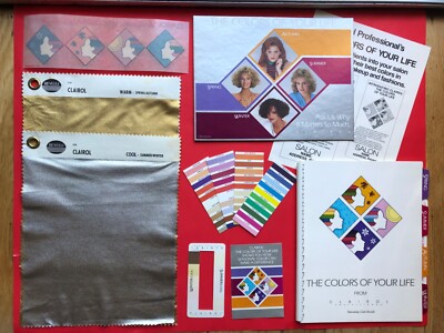 COLOR ANALYSIS - STARTER KIT -  COOL/WARM-4 SEASONS CONCEPT-PALETTES+ COLOR BOOK