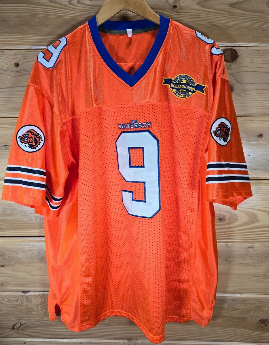 Waterboy Movie Promo Football Jersey Men XL #9 Boucher Florida Bourbon Bowl  50th