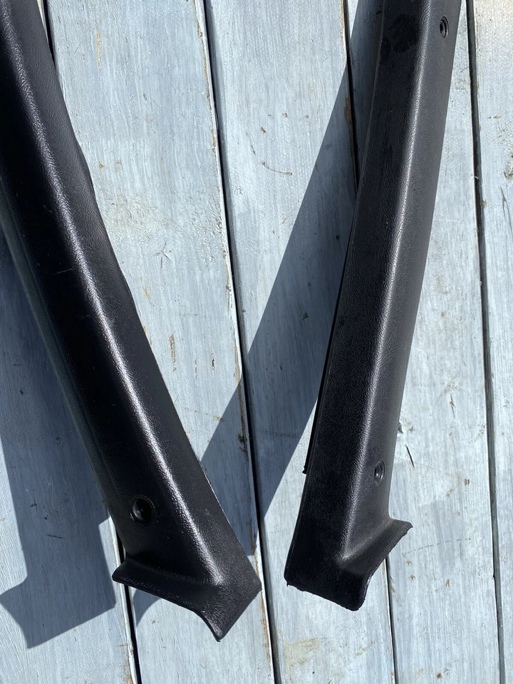 1978-1988 G-Body Cutlass Monte Carlo Regal Interior B Pillar Trim Molding Black - Image 2 of 4