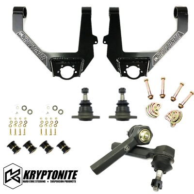 Kryptonite Control Arms / Tie Rods / Cam Bolt Kit For 2014-2018 GM 1500/SUV