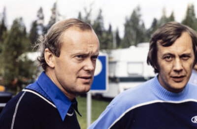 Bjorn Waldegard and Claes Bilstrom WRC Rally 1979 Motor Racing Old Photo