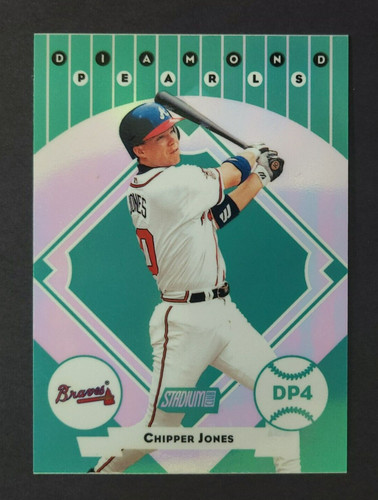 Chipper Jones #DP4 2001 Stadium Club Diamond Pearls card