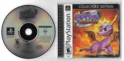 SPYRO 2 RIPTO'S RAGE PlayStation 1 PS1 disc, case  and manual