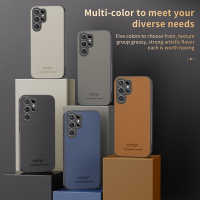 PU Leather TPU Back Case For Samsung Galaxy S25 S24FE  S23+ S22 S21 Note20 Ultra