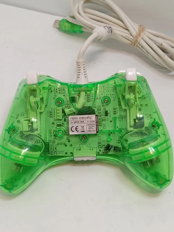 Rock Candy Pdp Xbox 360 Neon Green Controller PL-3760 - Image 3 of 4