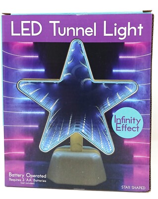 Star Shaped LED Tunnel Light Infinity Effect