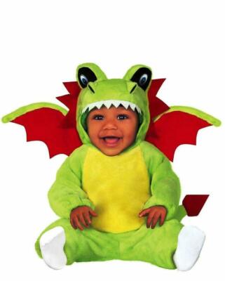 CARNEVALE HALLOWEEN VESTITO DRAGHETTO DRAGO BAMBINO PRIMA INFANZIA