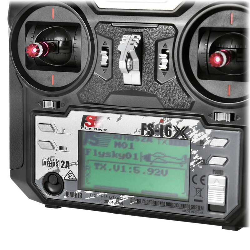 Radiocomando Flysky FS-i6X 10ch 2.4GHz AFHDS 2A Con Ricevente FS-IA6B 6Ch - Immagine 4 di 4