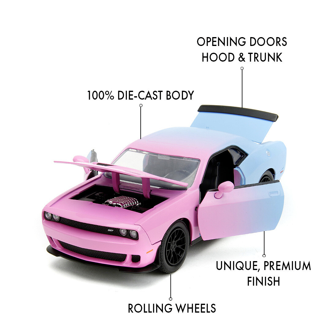 PINK SLIPS 2015 ダッジ　チャレンジャー　1971 シボレー Jada Pink Slips 2015 Dodge CHALLENGER SRT HELLCAT - 1:24