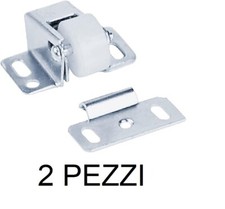 2 x Cricchetto a Rotella Rullo Chiusura Mobili Ante Antine Camper Caravan Barca