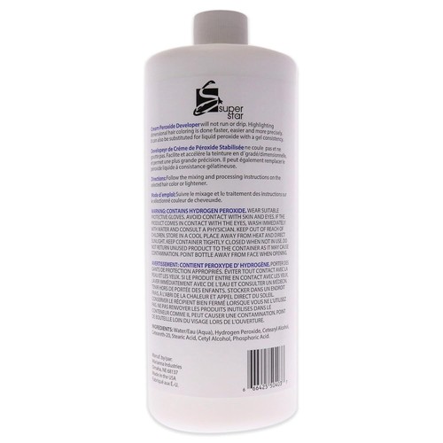 Super Star Cream Peroxide Developer 40 Volume - 32 Oz - Picture 2 of 2